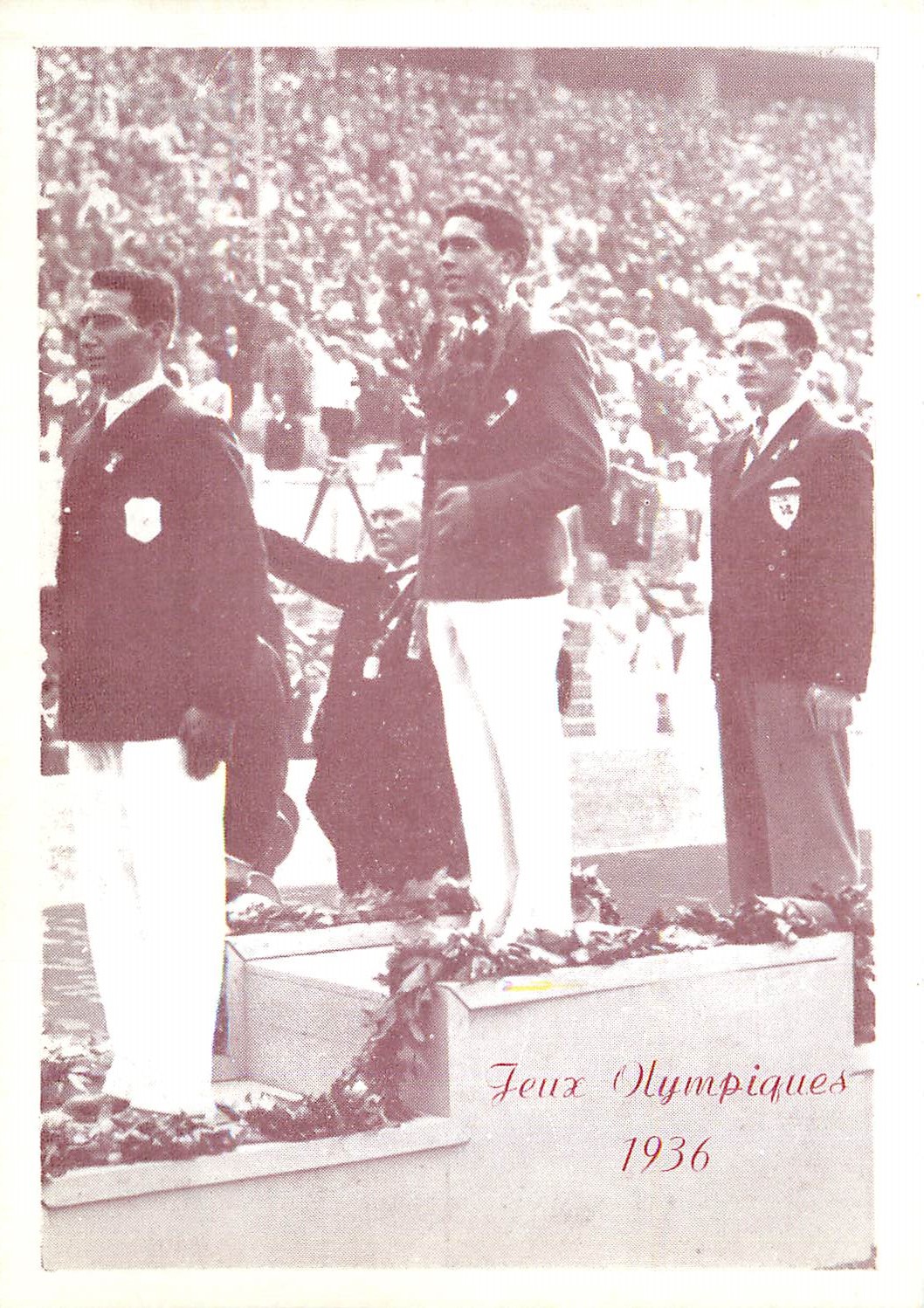 Cérémonie des médailles — Jeux Olympiques 1936 — Berlin